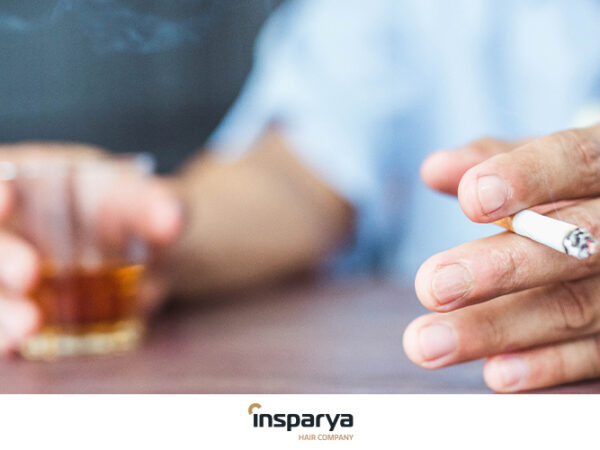 efectos alcohol y tabaco en el injerto capilar